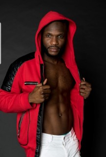 Streetwear/bare chest red 1